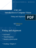CSE 185 Introduction To Computer Vision: Fitting and Alignment