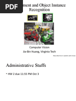 Alignment and Object Instance Recognition: Computer Vision Jia-Bin Huang, Virginia Tech