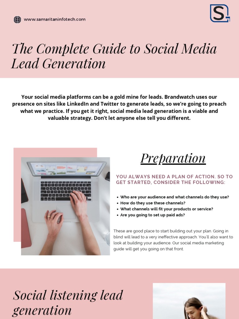 Social Media Lead Generation Strategies | PDF | Facebook | Hashtag