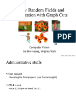 Markov Random Fields and Segmentation With Graph Cuts: Computer Vision Jia-Bin Huang, Virginia Tech