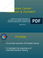 Prostate Cancer: Education & Outreach