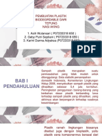 Pembuatan Plastik Biodegrdable Dari Tepung Nasi Aking