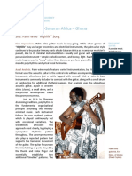 Chapter 10: Sub-Saharan Africa - Ghana: Site: Palm Wine "Highlife" Song
