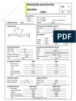 Procedure Qualification Record PQR