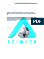 Azimuth Anti-Bribery and Corruption Manual Version 1.0