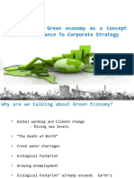 Emergence of Green Economy As A Concept and Its Relevance To Corporate Strategy