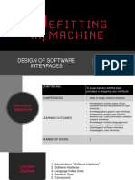 Design of Software Interfaces