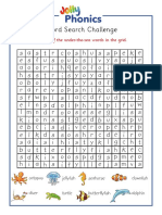 Word Search Challenge: Find All of The Under-The-Sea Words in The Grid