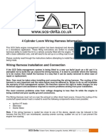 4 Cylinder Loom Wiring Harness Information: SCS Delta