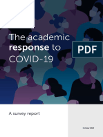 Academic response to COVID-19 survey report