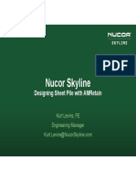 Nucor Skyline: Designing Sheet Pile With Amretain