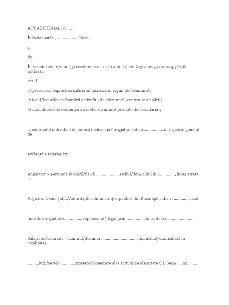 Act Aditional Telemunca | PDF