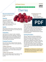 Cherries: Health and Human Sciences