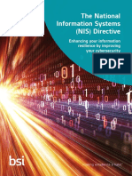The National Information Systems (NIS) Directive: Enhancing Your Information Resilience by Improving Your Cybersecurity