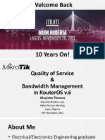 10 Years On! Welcome Back Quality of Service & Bandwidth Management in RouterOS v.6