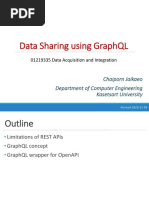 Data Sharing Using Graphql: Chaiporn Jaikaeo Department of Computer Engineering Kasetsart University