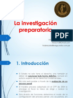 Valenzuela Ylizarbe, La Etapa de Investigación Preparatoria PDF