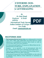 INCOTERMS 2020-Structure, Explanation & Leveraging