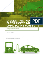 Dissecting India'S Electricity Tariff Landscape For Ev: A Special Review