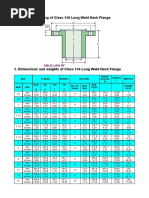 ASME Flange B16.5 Chart 150 LB | PDF | Plumbing