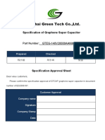 Shanghai Green Tech Co.,Ltd.: Specification of Graphene Super Capacitor