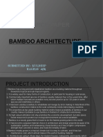 Research Paper: Bamboo Architecture