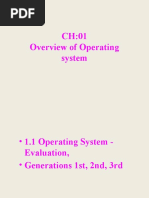 CH01 - OSY Overview of Operating System