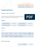 E-Ticket Itinerary Receipt