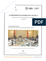 O Presidencialismo em Angola