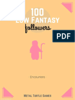 100 Low Fantasy Followers Final