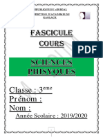 Mon Fascicule Cours SP 3eme PDF