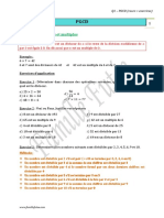 q1 PGCD Cours Exercices