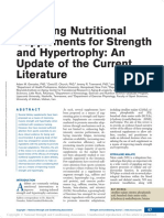 Emerging Nutritional Supplements For Strength and Hypertrophy: An Update of The Current Literature