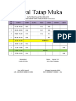 Jadwal Mengajar