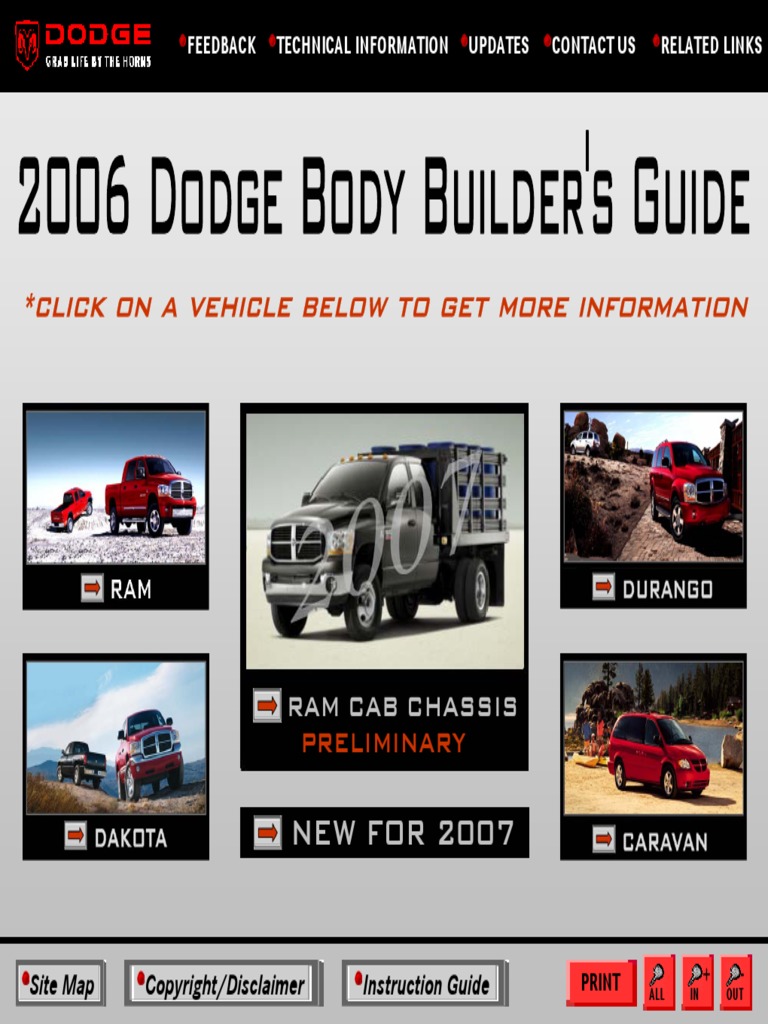 Click On A Vehicle Below To Get More Information: NEW FOR 2007 | PDF