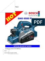Bosch GHO 6500 Planer Specs and Price