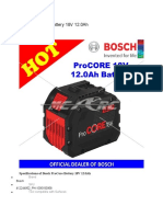 Bosch ProCore Battery 18V 12