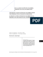 Derecho a la educacion en Colombia desde perspectiva de derechos humanos .pdf