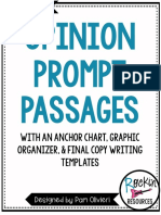 Opinion Prompt Passages For Students