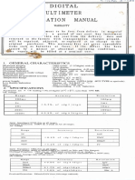 Multimeter Generic EC890C-user Manual