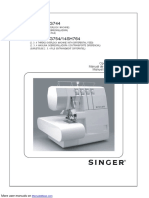 Singer Sewing Machine 14SH744 PDF