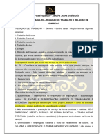 Relação de Trabalho X Relação de Emprego