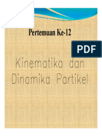Microsoft PowerPoint - Kinematika Dan Dinamika Partikel (Merry Thressia, M.si) (Compatibility Mode)