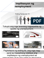 Mga Implikasyon NG Unemployment