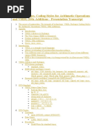 VHDL Packages, Coding Styles For Arithmetic Operations and VHDL-200x Additions - Presentation Transcript