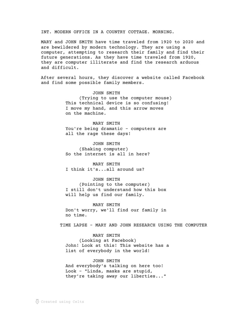 Script - Living in The Future | PDF
