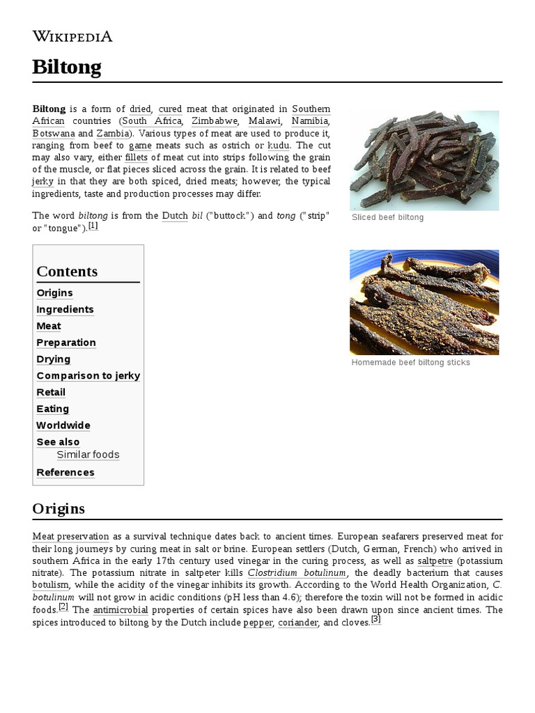 IS BILTONG HIGHLY PROCESSED intelligence overview