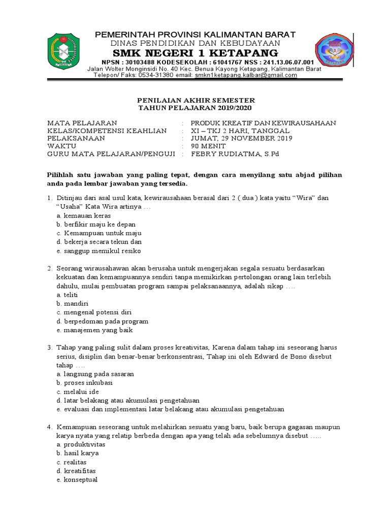 Menguasai Semester 1 Kelas XI TKJ: Panduan Lengkap dengan Contoh Soal dan Pembahasan