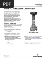 Fisher EZ Sliding - Stem Control Valve: The Easy - Et Valve Family