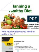 PLANNING A HEALTHY DIET (Addition RNI) 28 April 2020